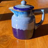Teapot pitcher - old flamed stoneware