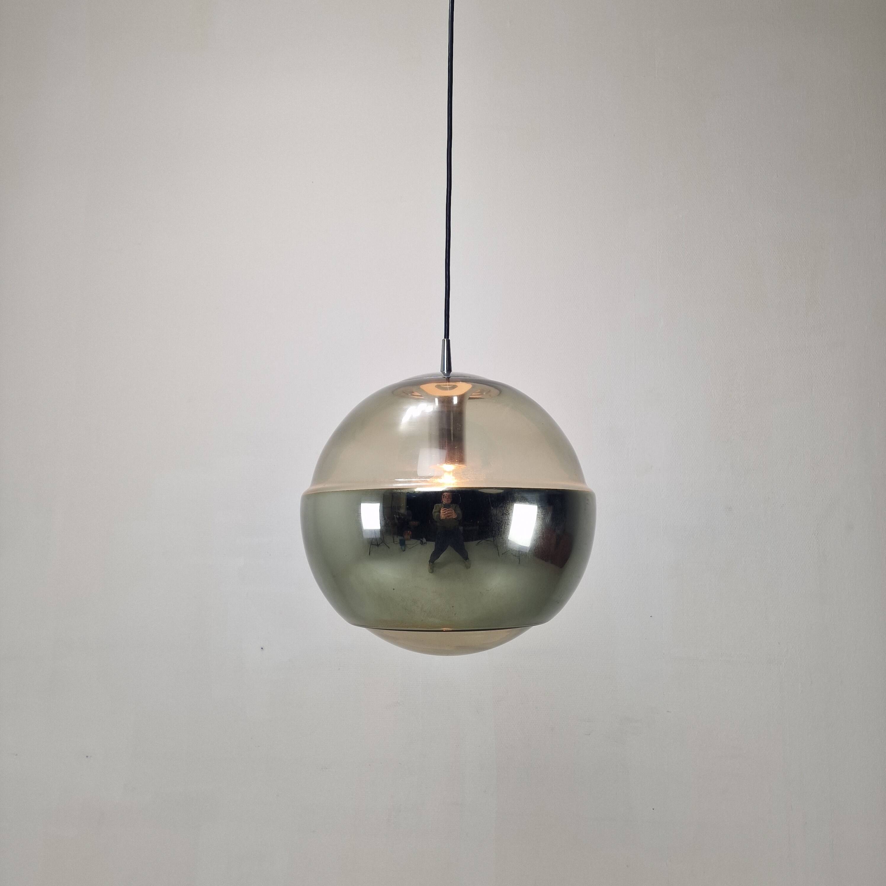 Elegant Mid-Century Modern Pendant by Peill & Putzler, Germany 1970's