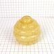 Round yellow Clichy glass lampshade