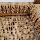 4 Scandinavian chairs by Niels Otto Møller, Danish design, 1950s, wood and rope