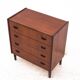 Teak chest of drawers, Denmark, 1960s