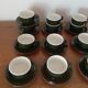 Lot de 5 tasses bistrot vertes