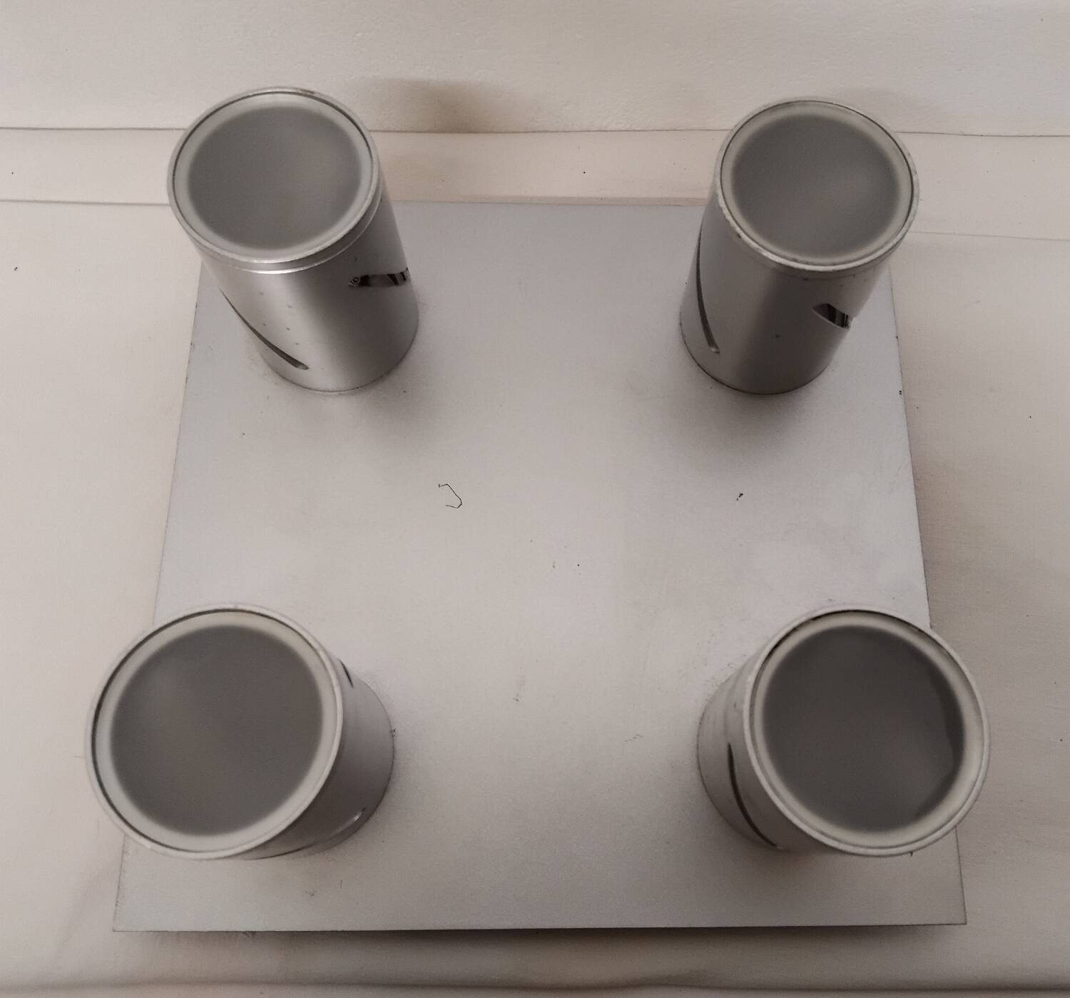 Paire de plafonnier en métal