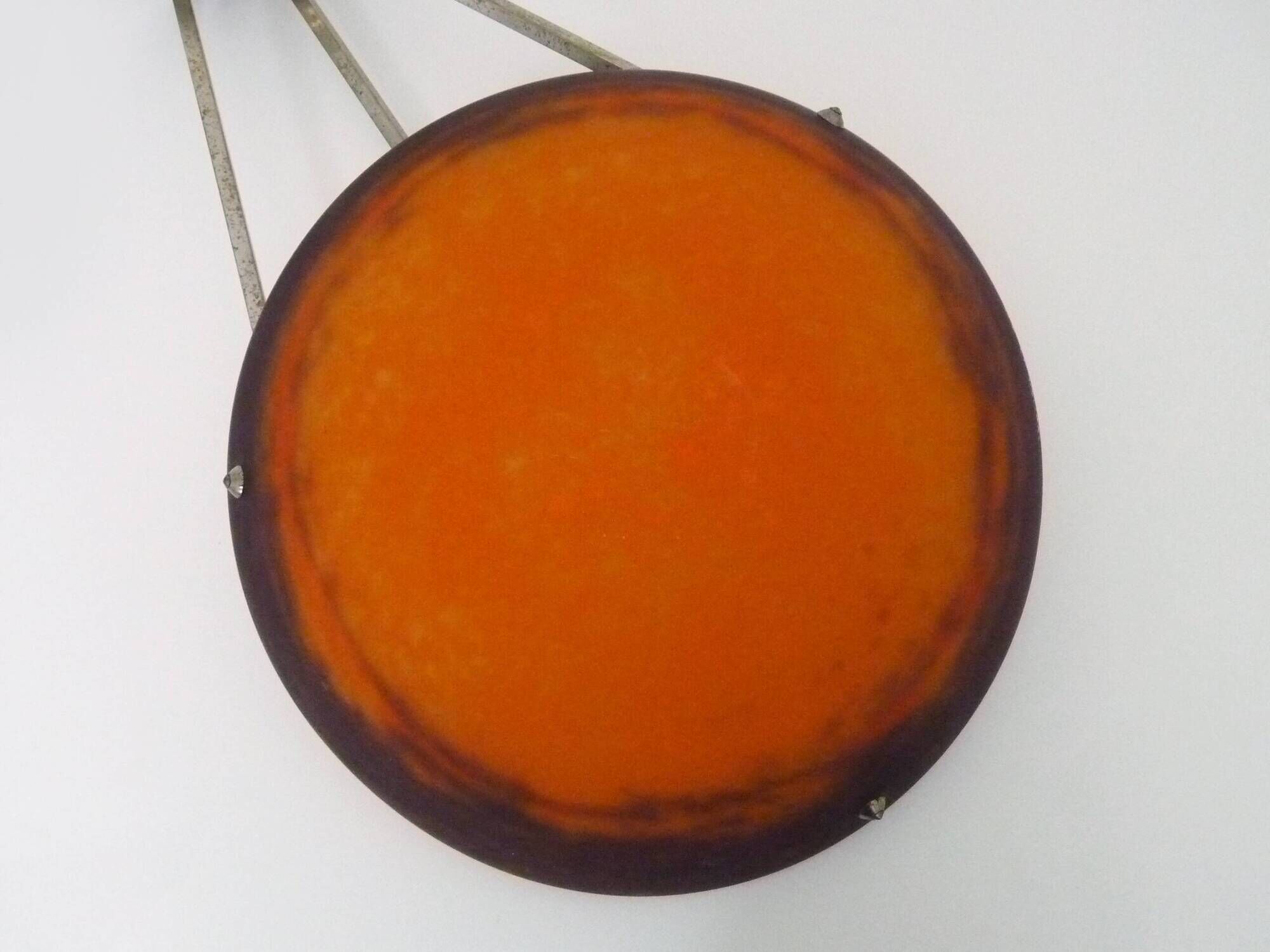 Art Nouveau ceiling-mounted basin pendant light from GV de Croismare, France, 1920s
