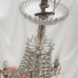 Chandelier in bronze and Crystal
