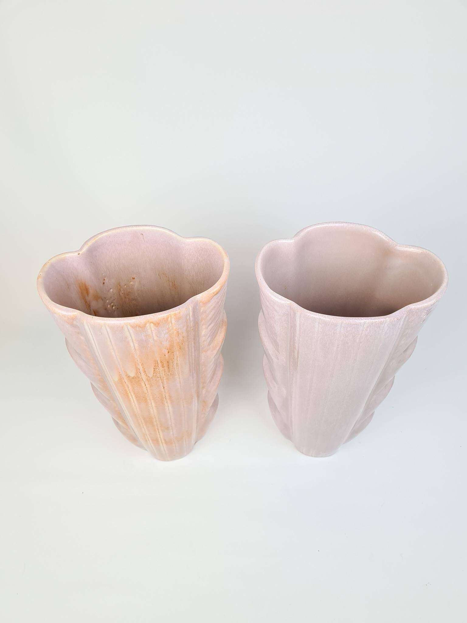 Vases en Céramique Moderne du Milieu du Siècle Rörstrand Gunnar Nylund, Suède