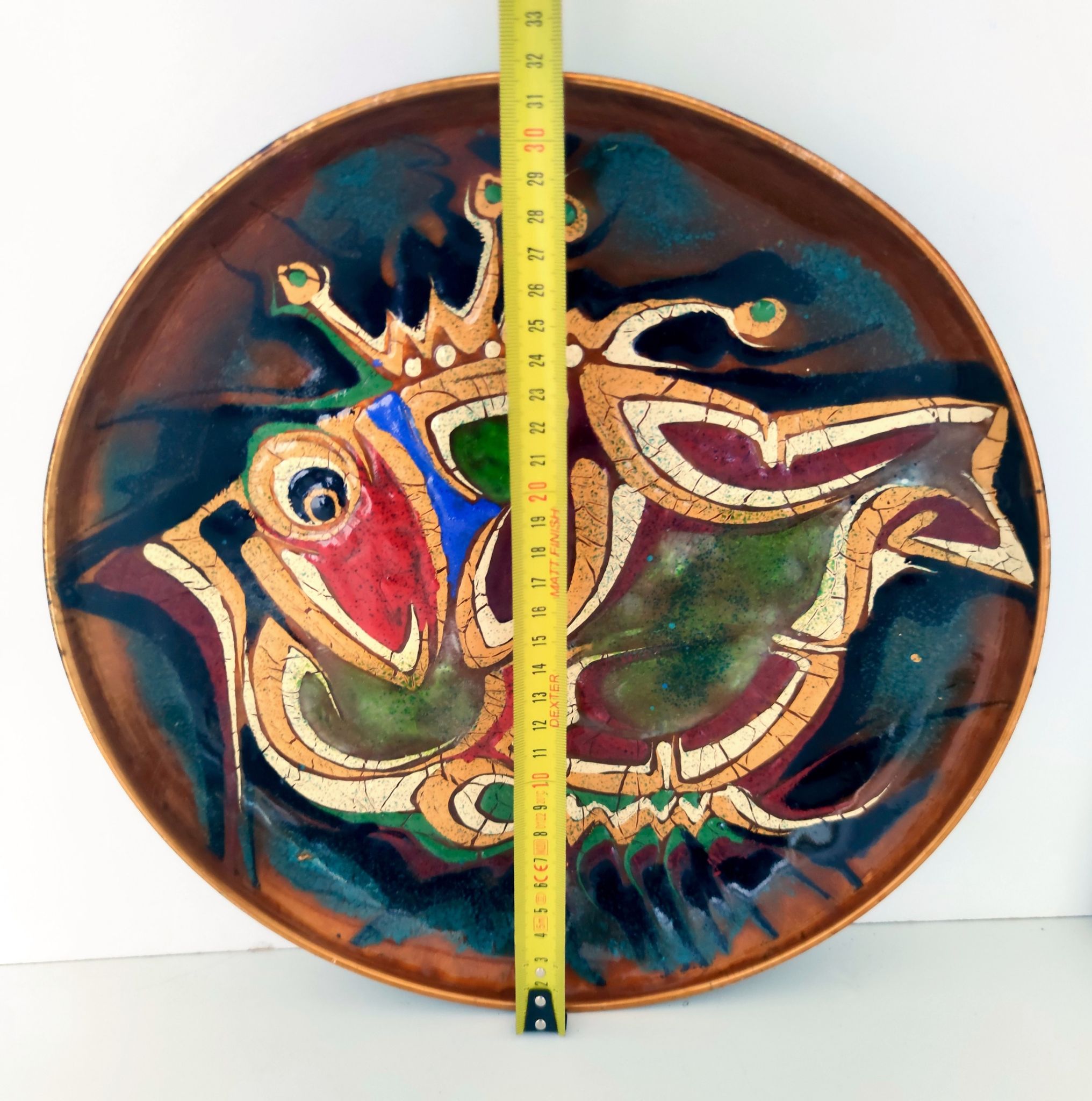 Vintage copper vide-poche