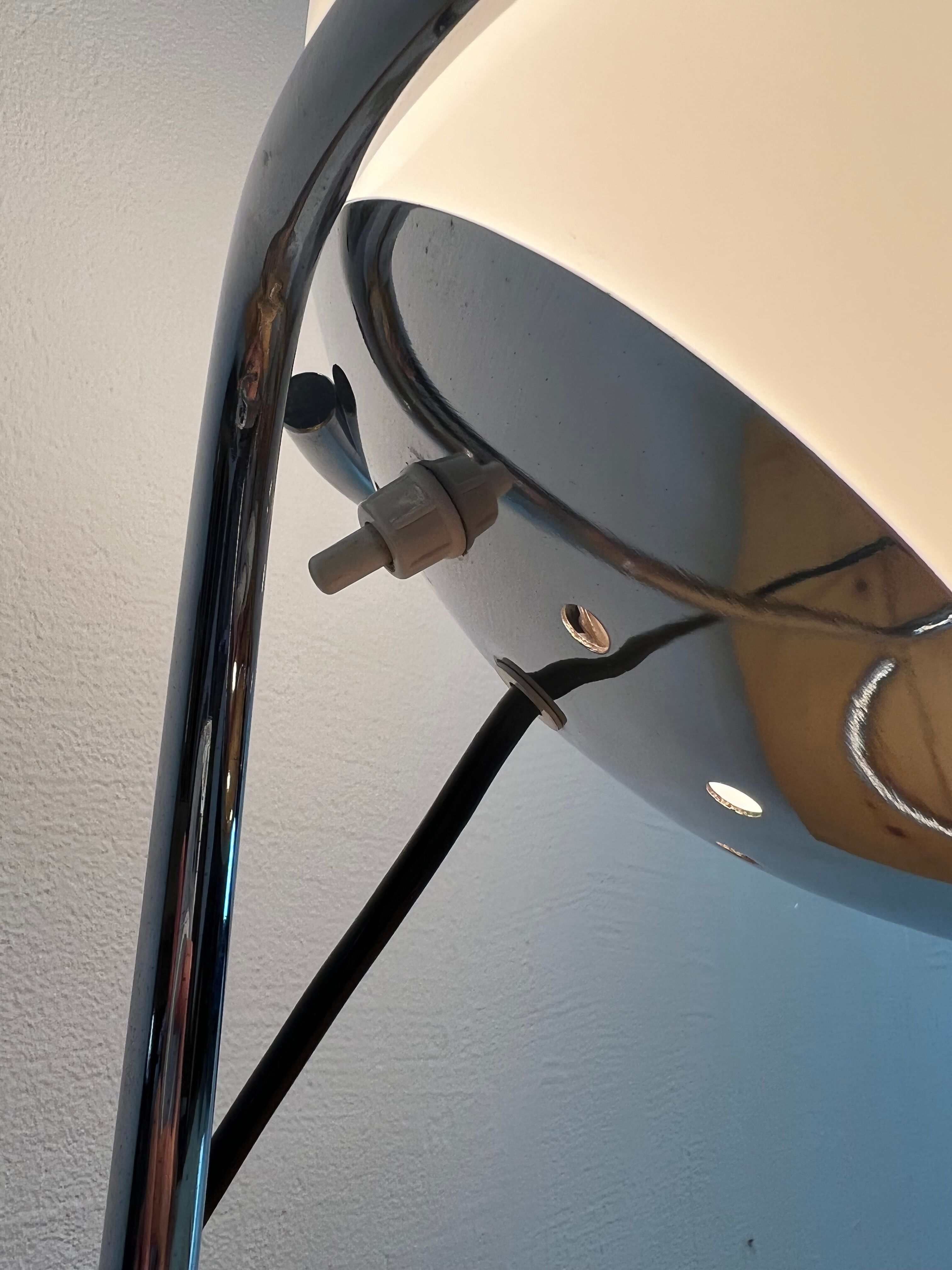 Giotto Stoppino lamp in glass and metal