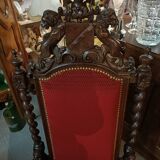 Carved armchair