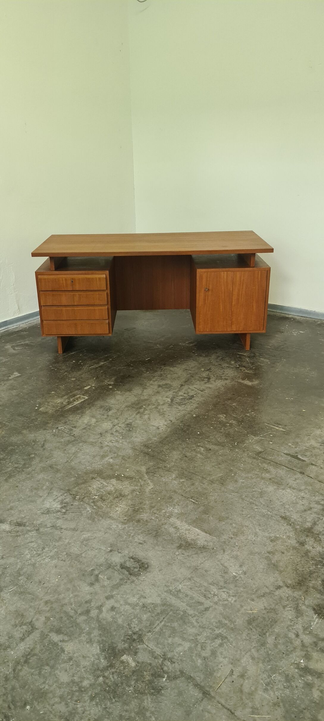 Vintage teak writing desk