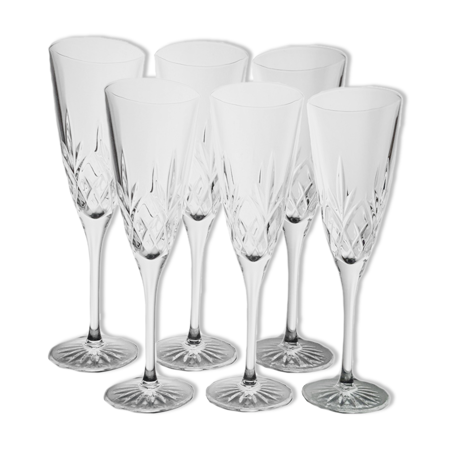 Set de 6 flûtes à champagne
