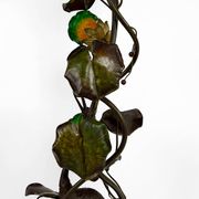 Japanese-style Heron floor lamp, Art Nouveau, France, circa 1900