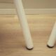 Set of four beech chairs, Italian design, 1970s, production: Italy