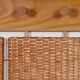 Rattan coat rack produced by Uluv in the 1960s