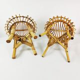 Para puf- taboretów Boho,