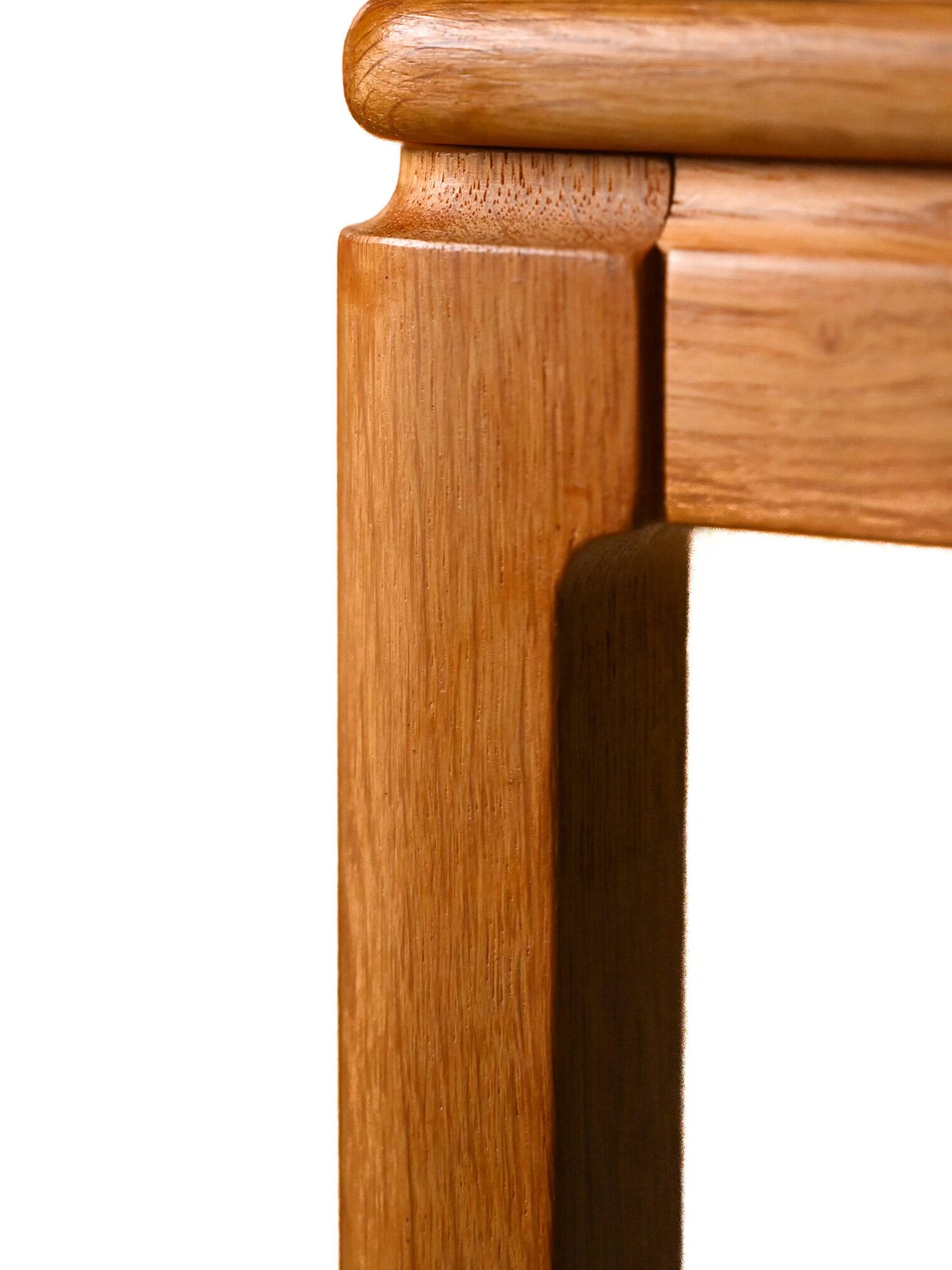 Pair of oak side tables