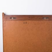 Large wall mirror in Danish teak by Pedersen and Hansen 1960.