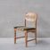 Oak razor danish mid-century dining chairs