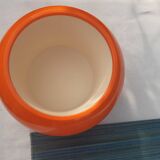 80's orange ice bucket