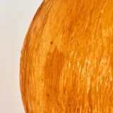 Beautiful design midcentury cocoon resin pendant, 1950s