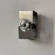 Vintage wall light, brushed metal, France, 1970