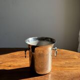 Small flared champagne bucket with 2 loops H20.5