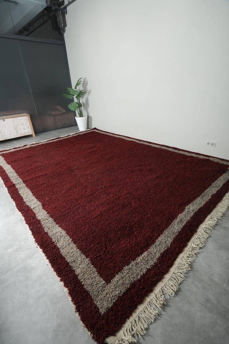 Handmade traditional Berber rug from the Atlas, size 1.4/2.6 m.
