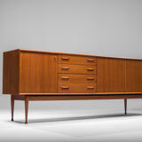 Danish sideboard in teak by Gunnar Nielsen for Tibergaard, 1960s