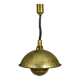 1970s Brass Pendant Light by WKR Leuchten