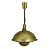 Suspension en laiton des années 1970 par WKR Leuchten