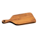 Rectangular solid teak chopping board with elongated handle 30x16.