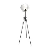 Kaoyi tripod floor lamp and octagonal glass globe