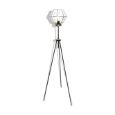 Kaoyi tripod floor lamp and octagonal glass globe