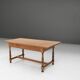20th century Belgian oak dining table