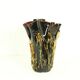 Large murano glass vase by enrico cammozzo (with coa)