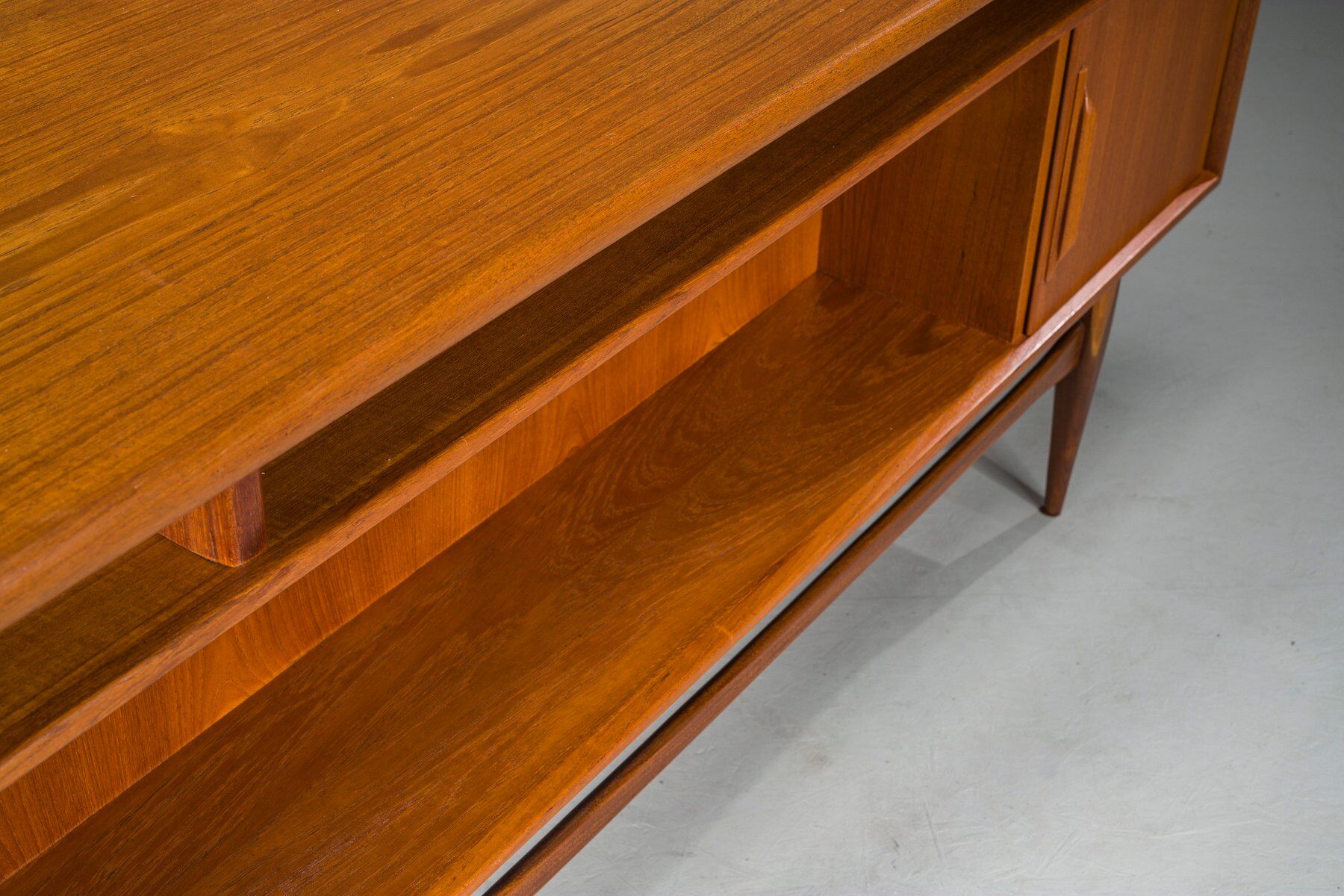 Model RT200 desk in teak by Heinrich Riestenpatt, Germany, 1960s