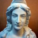 Large bust marianne (reinforced plaster) h76cm