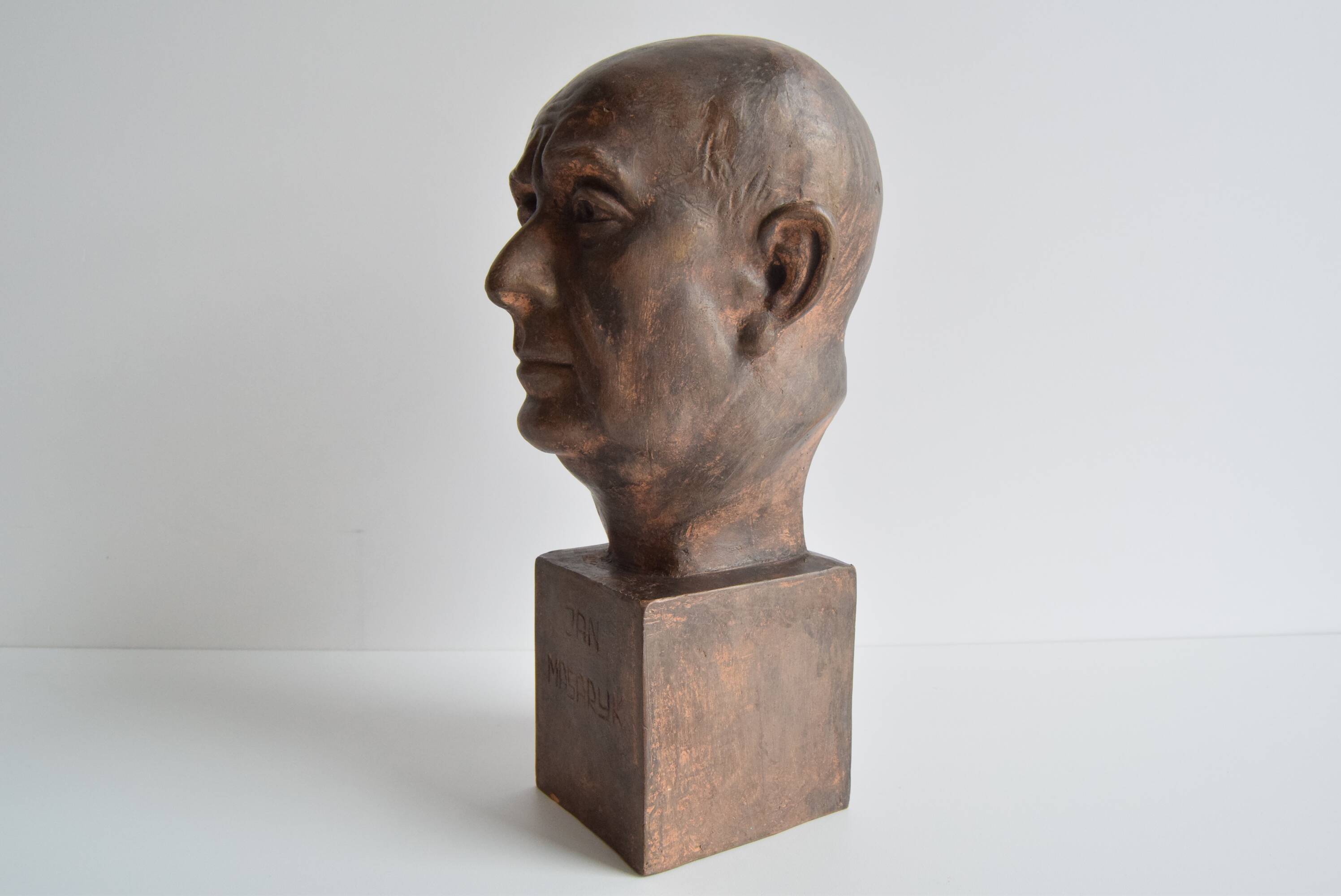 Jan Masaryk Ceramic Bust, circa 1950's
