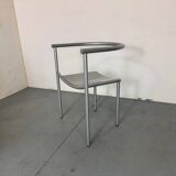 Tubular Memphis style 1st edition Von Vogelsang armchair by Philippe Starck