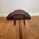 Savoyard milkman's brutalist stool