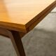 60's rectangular Scandinavian table with extension cords
