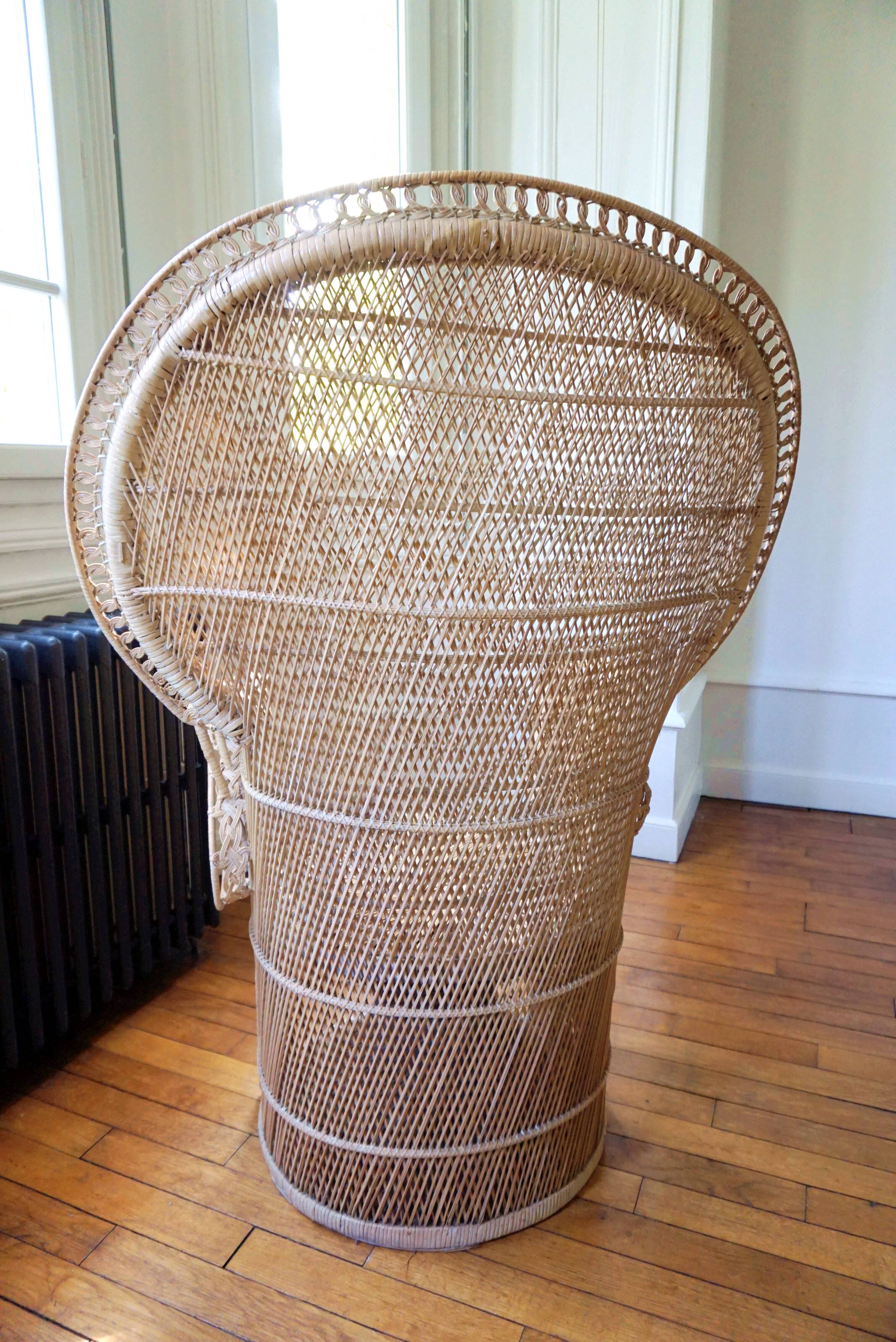 Emmanuelle rattan armchair