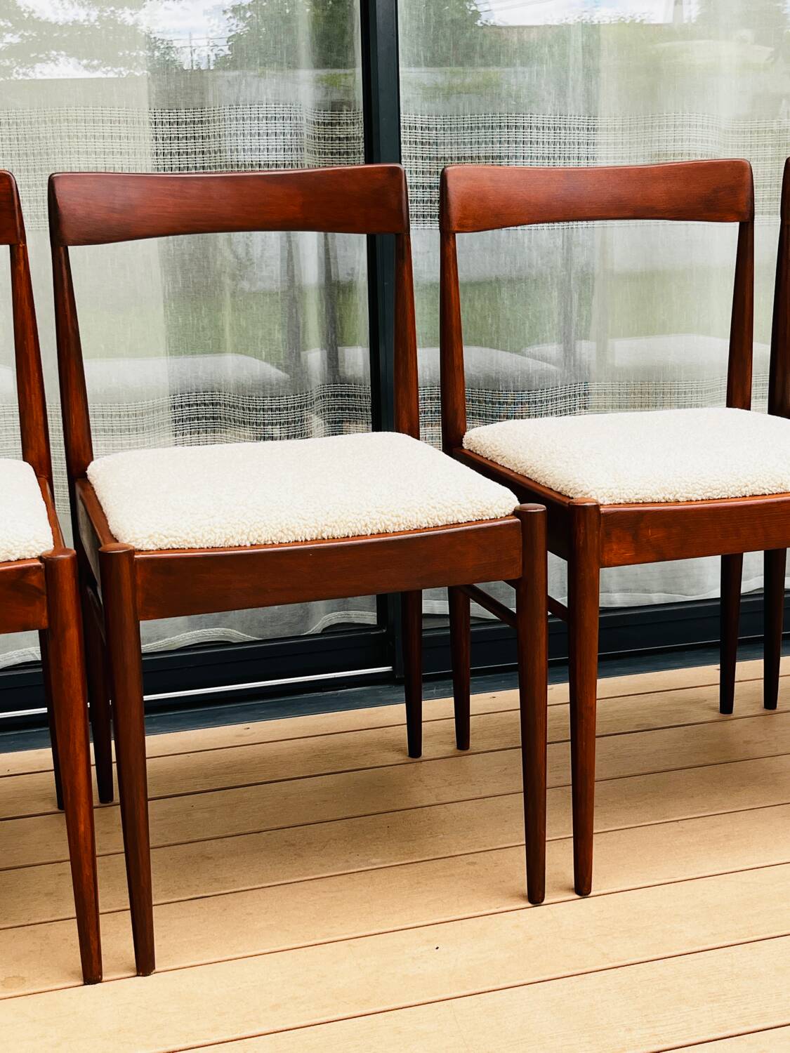4 Scandinavian chairs 1960