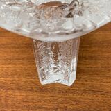 Olympics glass candle holder by Lars Hellsten for Orrefors, Sweden, 1984