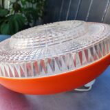 Vintage 1970, suspension Space age UFO orange