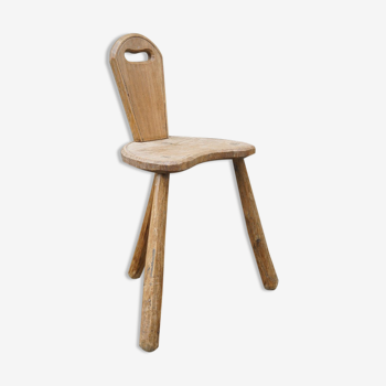 Brutalist design tripod chair