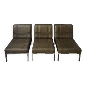 Ensemble suite de 3 chauffeuses
