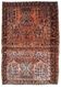 Handmade antique Persian Sarouk rug 109cm x 164cm 1920s - 1B747