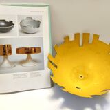 Lampadaire expérimental rare en laiton, aluminium et verre par Arredoluce, Italie