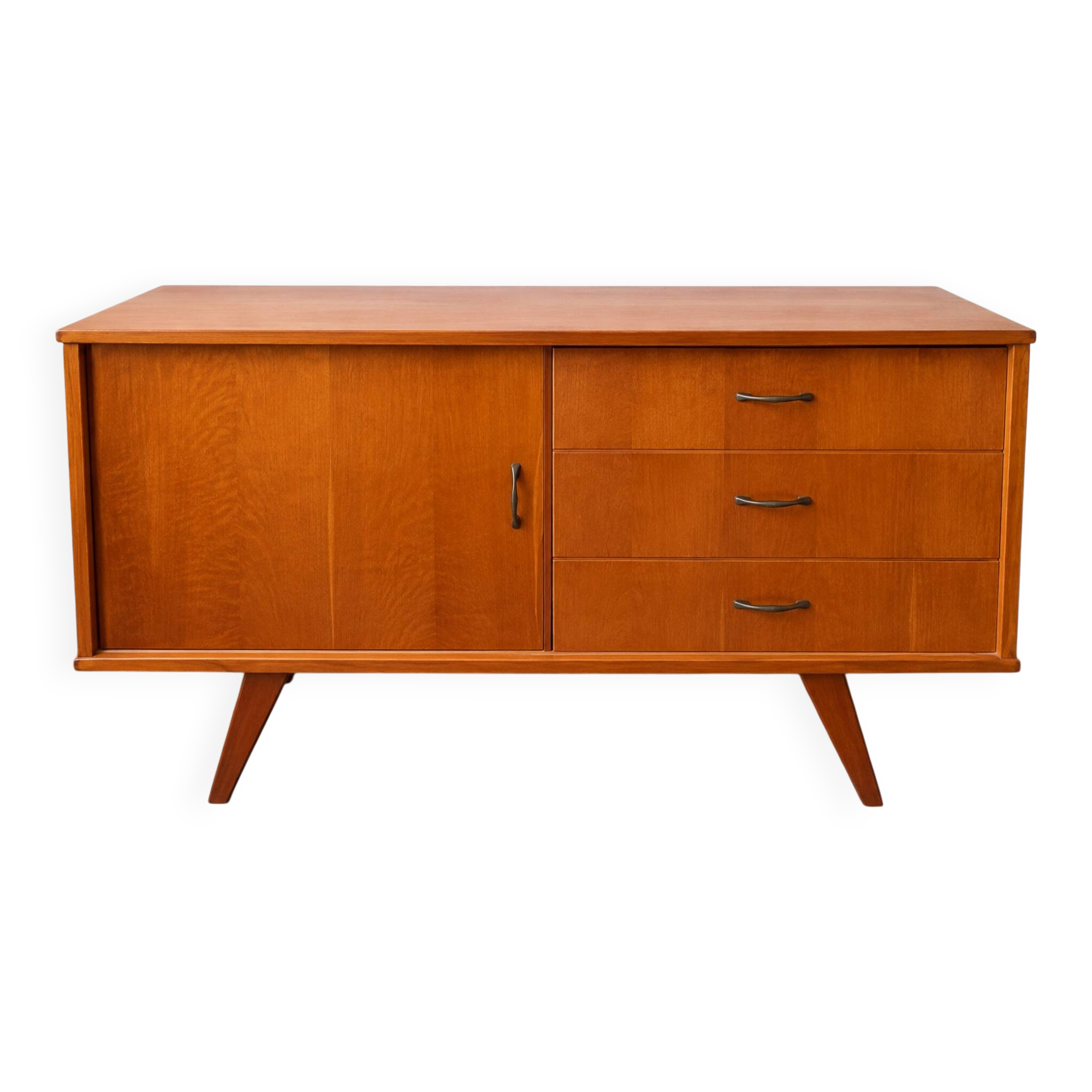 1950s/60s vintage wooden sideboard – splayed legs
